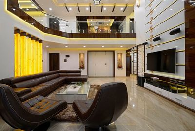 Interior of luxurious living room