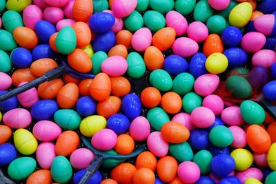 Full frame shot of multi colored balls