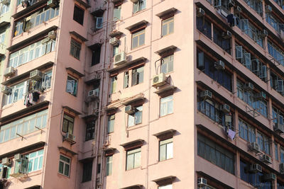 Low angle view of buildings in city