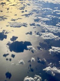 Clouds above the baltic sea