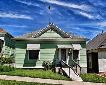 House against sky