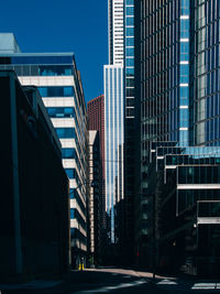 Low angle view of modern building