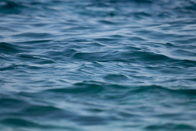 Full frame shot of water in sea