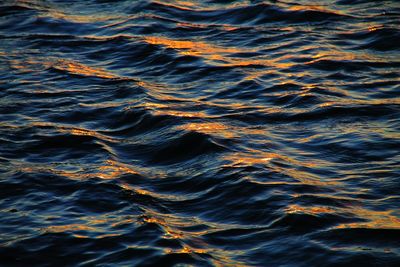 Full frame shot of rippled water