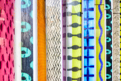 Full frame of textures