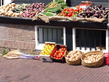 Various fruits for sale in market