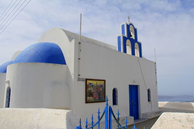 Built structure against blue sky