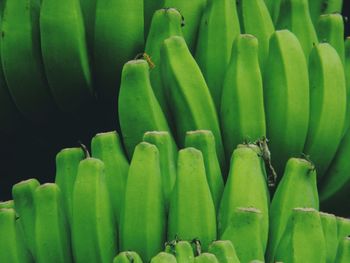 Full frame shot of green bananas