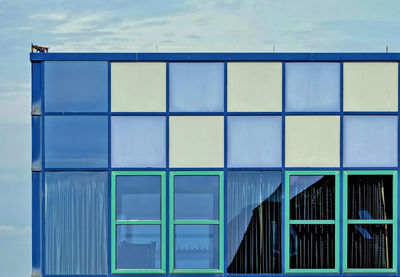 Low angle view of building against sky