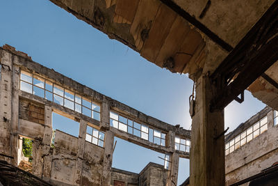 Abandoned aircraft factory