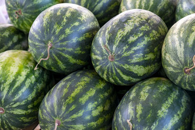 Full frame shot of fruits for sale at market