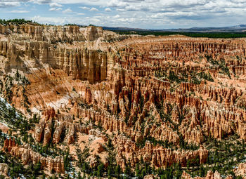 View of rock formations