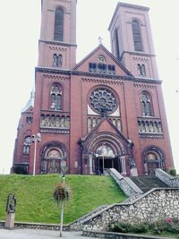 Facade of church