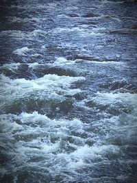 Full frame shot of sea waves