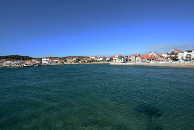 Town with buildings in background