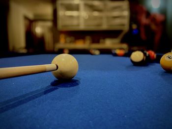 Close-up of ball on table