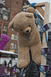 Close-up of stuffed toy on store