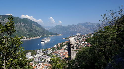 Kotor bay are a series of coves on the southern dalmatian coast of the adriatic sea in montenegro