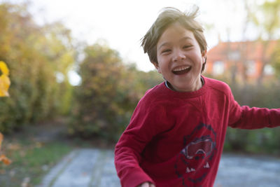 Portrait of smiling boy