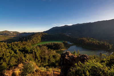 The beauty of view at telaga warna , dieng