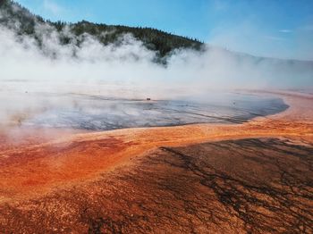 Scenic view of landscape against sky
