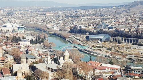 Aerial view of cityscape