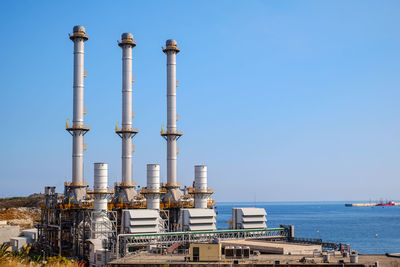 Marsaxlokk city malta, july 21 2019. delimara power station marsaxlokk city malta