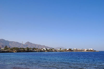 The red sea resort of dahab in the sinai, egypt