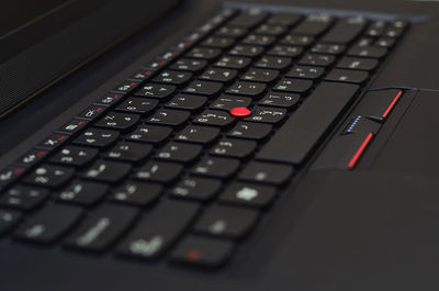 Close-up of computer keyboard