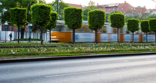 View of road in city