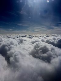 Low angle view of cloudscape against sky