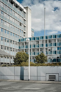 Low angle view of building against sky