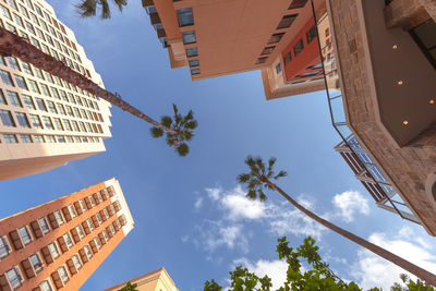 Low angle view of buildings against sky