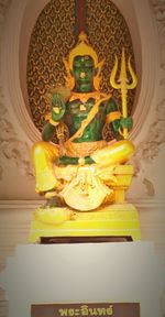 Low angle view of statue