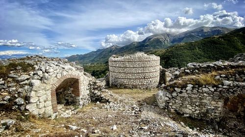 Old ruins against sky