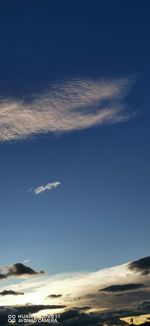 Low angle view of clouds in sky