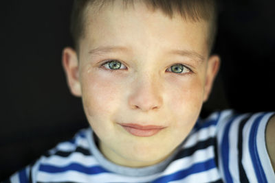 Close-up portrait of young man