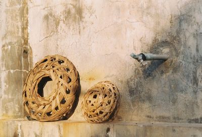 Close-up of stone wall