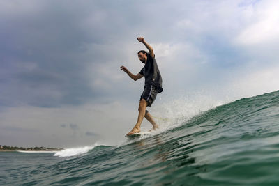 Surfer on a wave