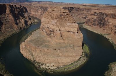 Scenic view of rock formations