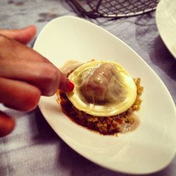 Close-up of food in plate