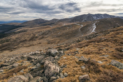 Mount evans in the rocky mountains, colorado