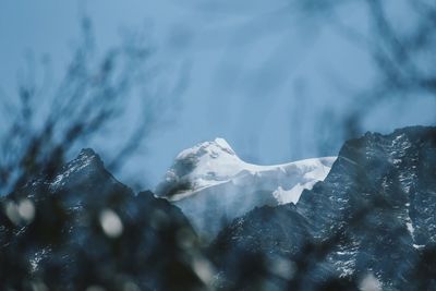 Close-up of snow covered landscape