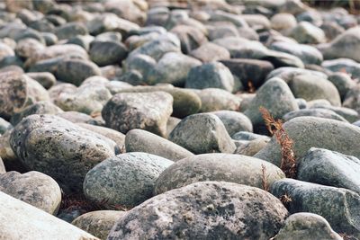 Full frame shot of pebbles