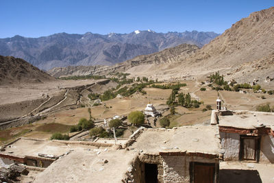 Landscape at lamayuru ladakh india