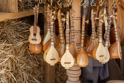 Close-up of wooden decoration