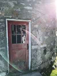 View of an abandoned building