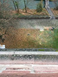 View of water fountain in city