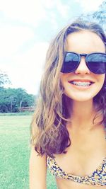 Portrait of young woman