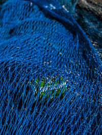 Detail shot of fishing net